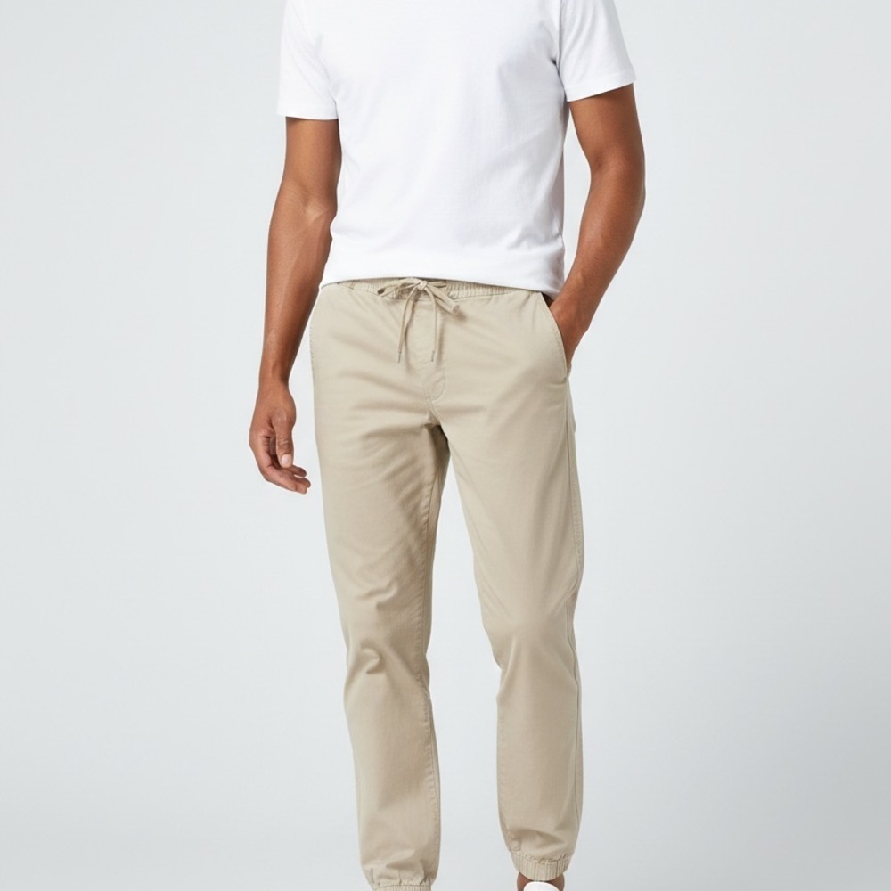 H&M Men's Beige Cargo Pants